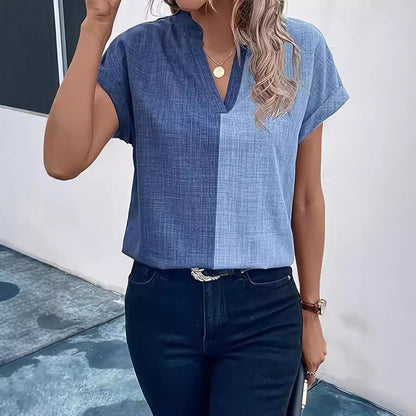 Robe T-shirt Été Chic à Col V