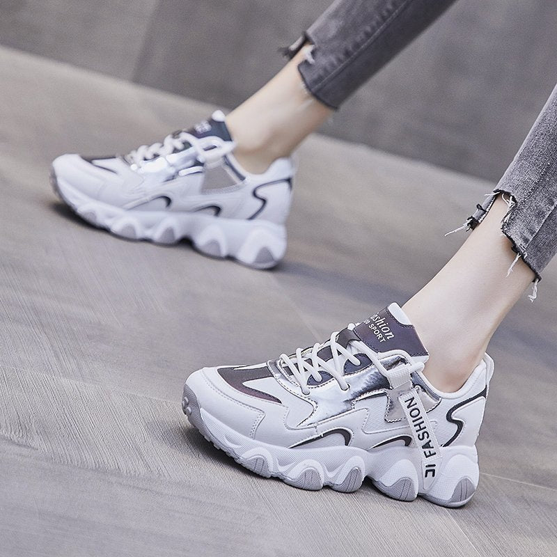 Sneakers Cuir Platform : L’Essentiel Mode Printemps-Automne