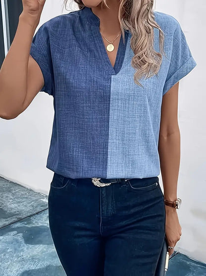 Robe T-shirt Été Chic à Col V