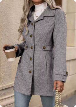 Manteau Laine Élégance Pure